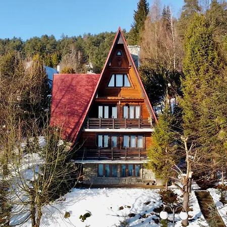 Dağ evi Bukowa Jezioro Zywieckie Beskid Zywiecki Slaski Sauna Jacuzzi Kominek Morsowanie Zywiec Szczyrk *