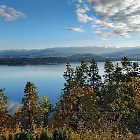 Bukowa Jezioro Zywieckie Beskid Zywiecki Slaski Sauna Jacuzzi Kominek Morsowanie Zywiec Szczyrk Tresna