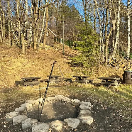 Bukowa Jezioro Zywieckie Beskid Zywiecki Slaski Sauna Jacuzzi Kominek Morsowanie Zywiec Szczyrk Dağ evi