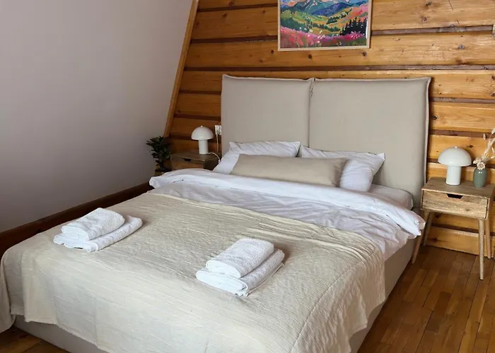 Bukowa Jezioro Zywieckie Beskid Zywiecki Slaski Sauna Jacuzzi Kominek Morsowanie Zywiec Szczyrk Horská chata