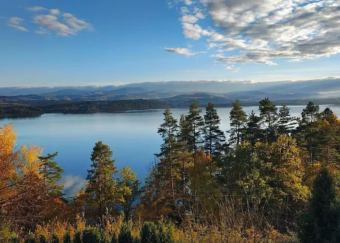 Bukowa Jezioro Zywieckie Beskid Zywiecki Slaski Sauna Jacuzzi Kominek Morsowanie Zywiec Szczyrk Tresna